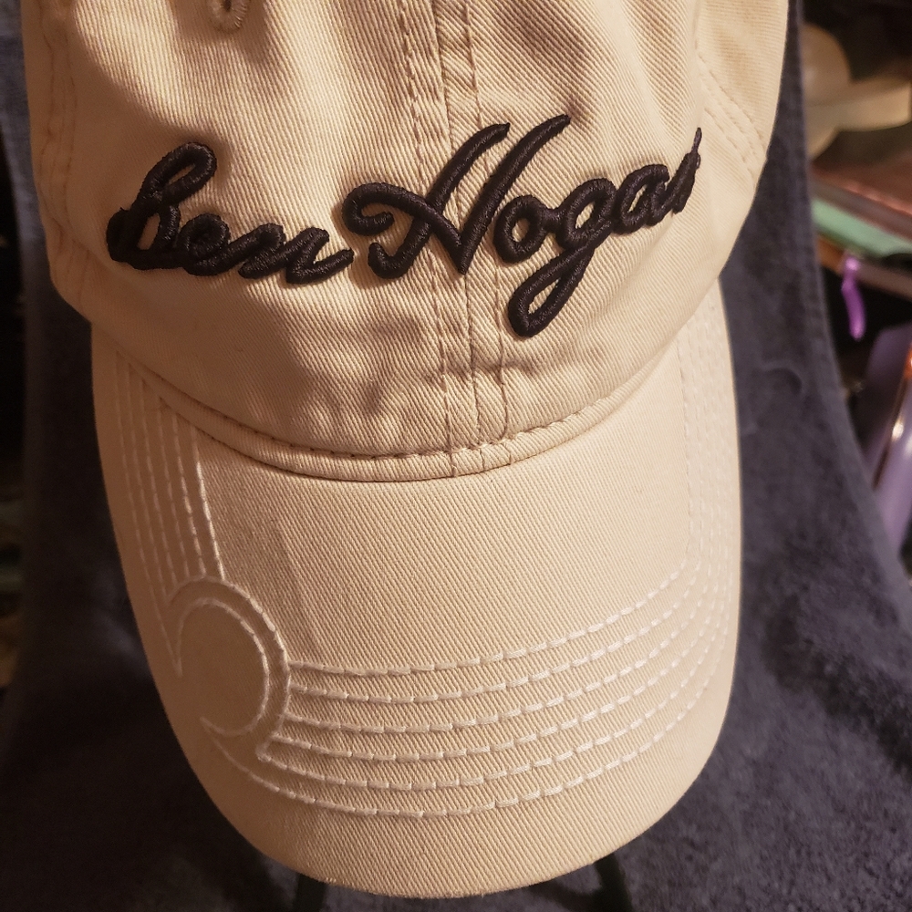 Ben Hogan Baseball Hat Cap Golf Logo Adjustable Embroidered Cream OSFM